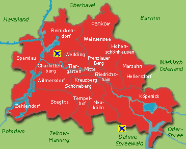Ferienwohnung Berlin Karte